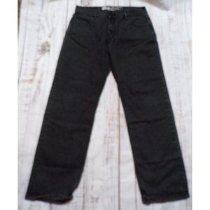 LRG Mens Jeans Size 32 Black Straight Mid Rise 5-Pocket - 23892
